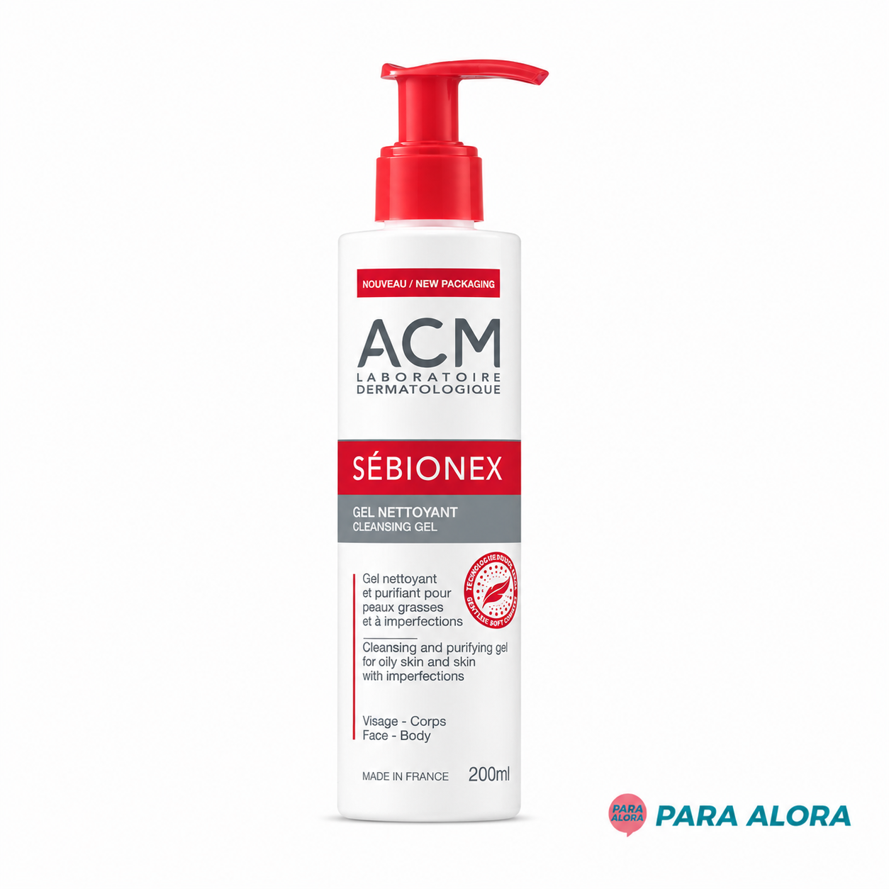 ACM SEBIONEX GEL NETTOYANT 200ML