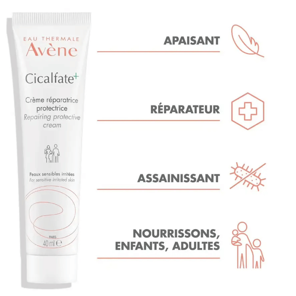 Avène Cicalfate+ Crème Réparatrice Protectrice 40ml / 100ml