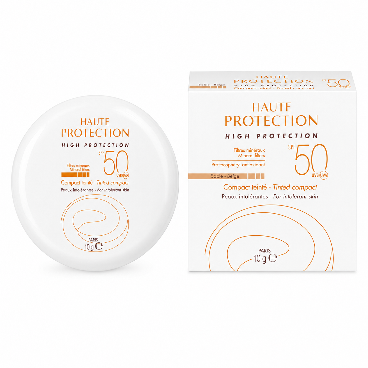 Avène Compact Teinté Haute Protection SPF50 Sable Beige 10g
