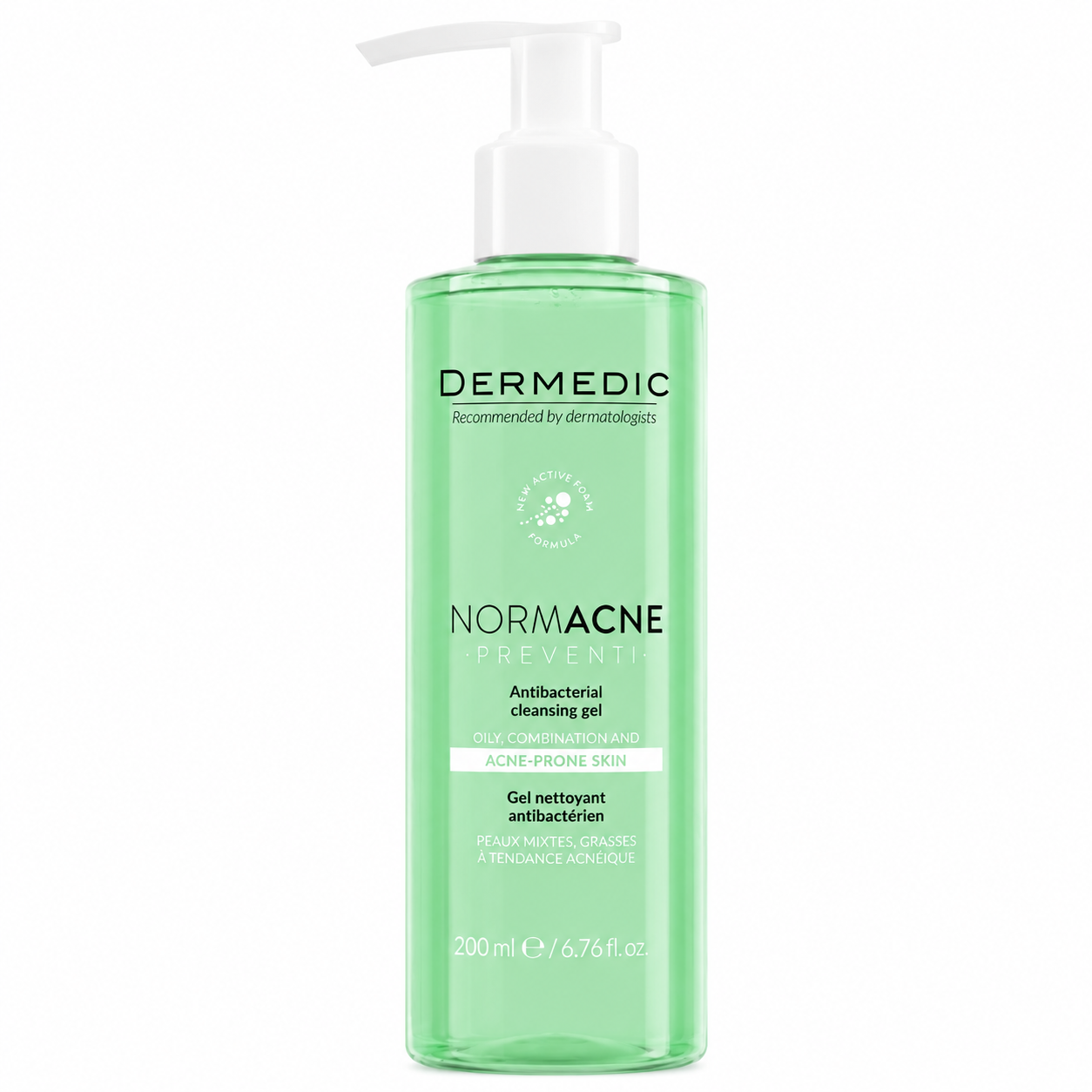 Dermedic Normacne Gel Nettoyant Antibactérien 200ml / 500ml
