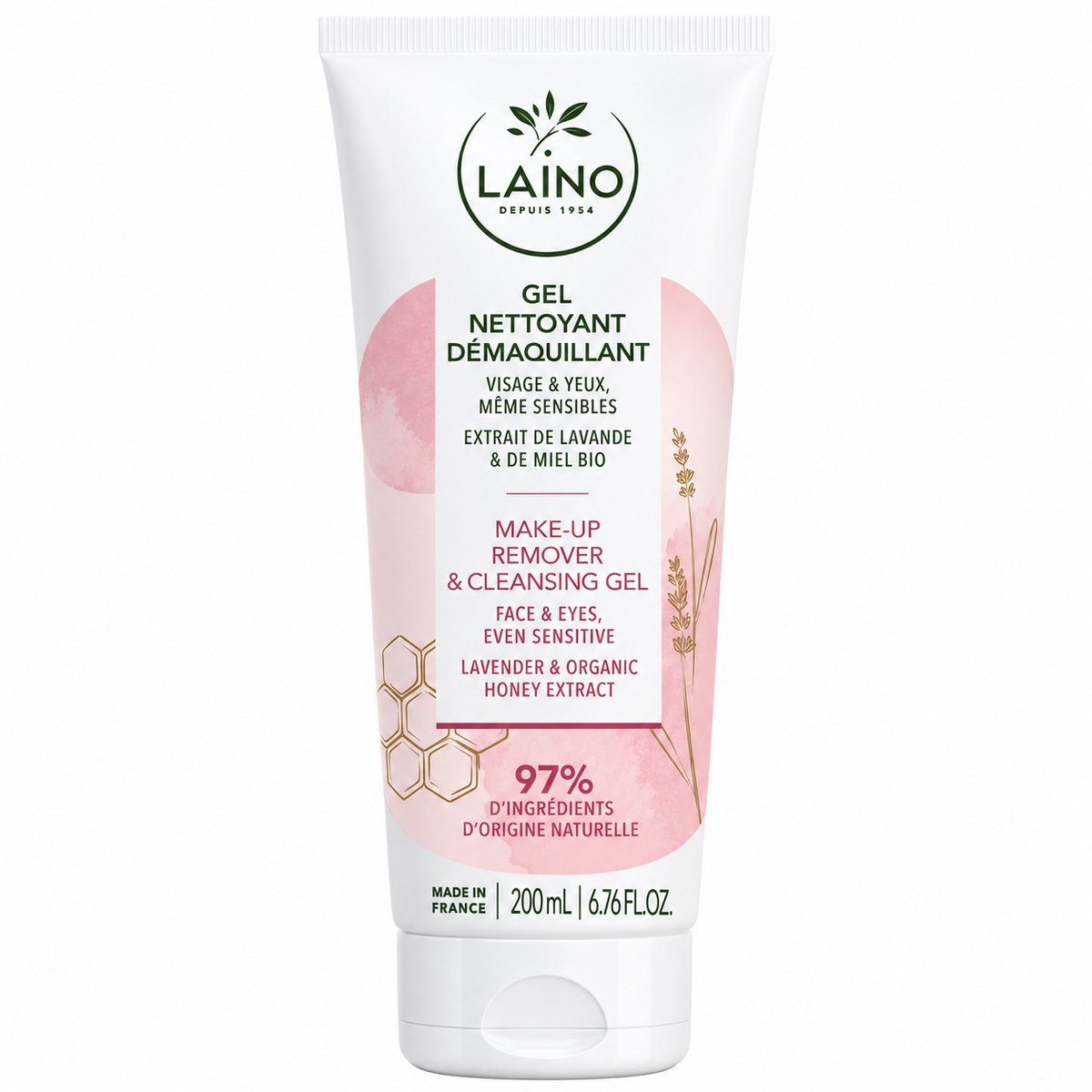 Laino Gel Nettoyant Moussant Apaisant 200ml