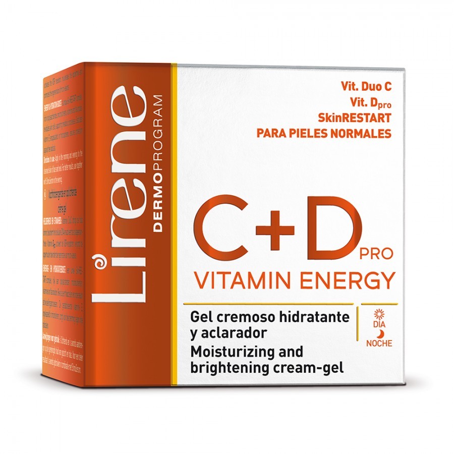 Lirene C+D Pro Vitamin Energy Gel Crème Peaux Normales à Mixtes 50ml