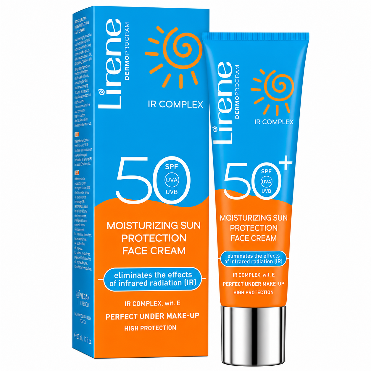 Lirene Écran Invisible Visage SPF50+ Vitamine E 40ml