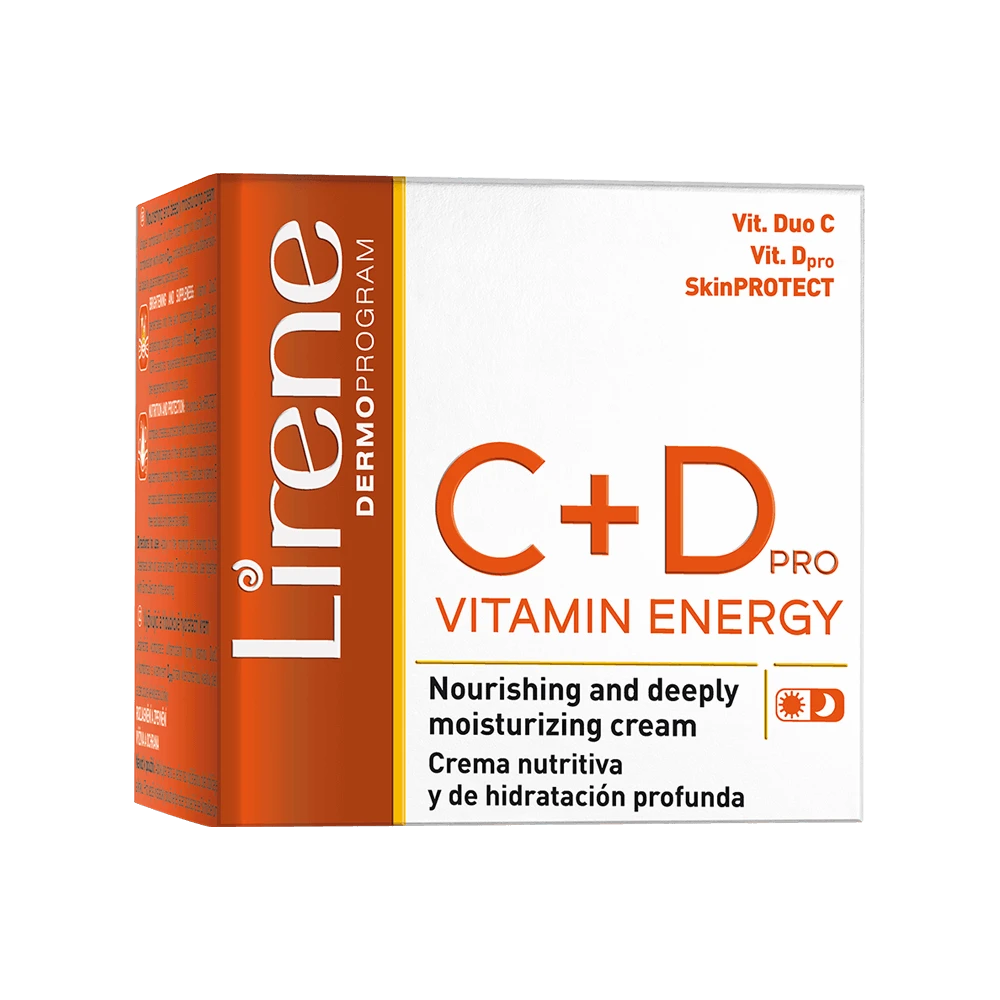 Lirene C+D Pro Vitamin Energy Crème Nourrissante Peaux Sèches 50ml