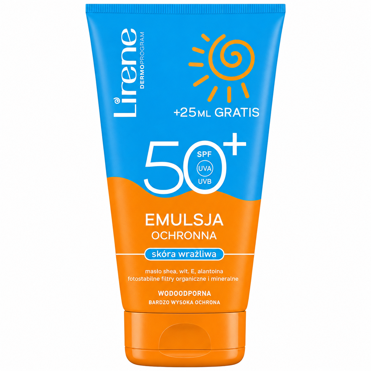 Lirene Protective Sun Lotion SPF50+ 150ml + 25ml Offerts