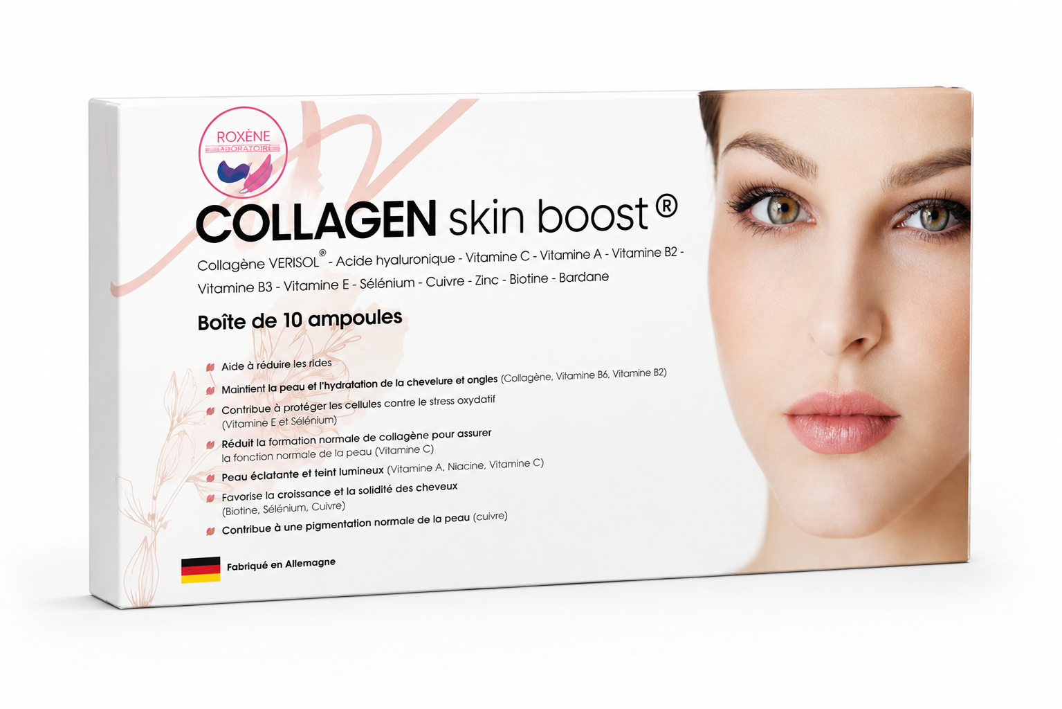 Roxène Collagen Skin Boost – 10 Ampoules