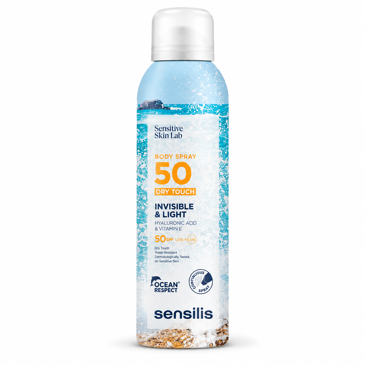 Sensilis Sun Secret Body Spray Toucher Sec SPF50+ 200ml
