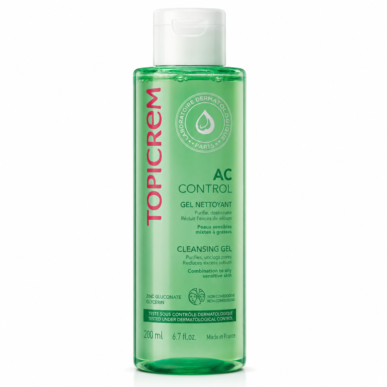 Topicrem AC Control Gel Nettoyant Purifiant 200ml